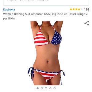 American flag bikini